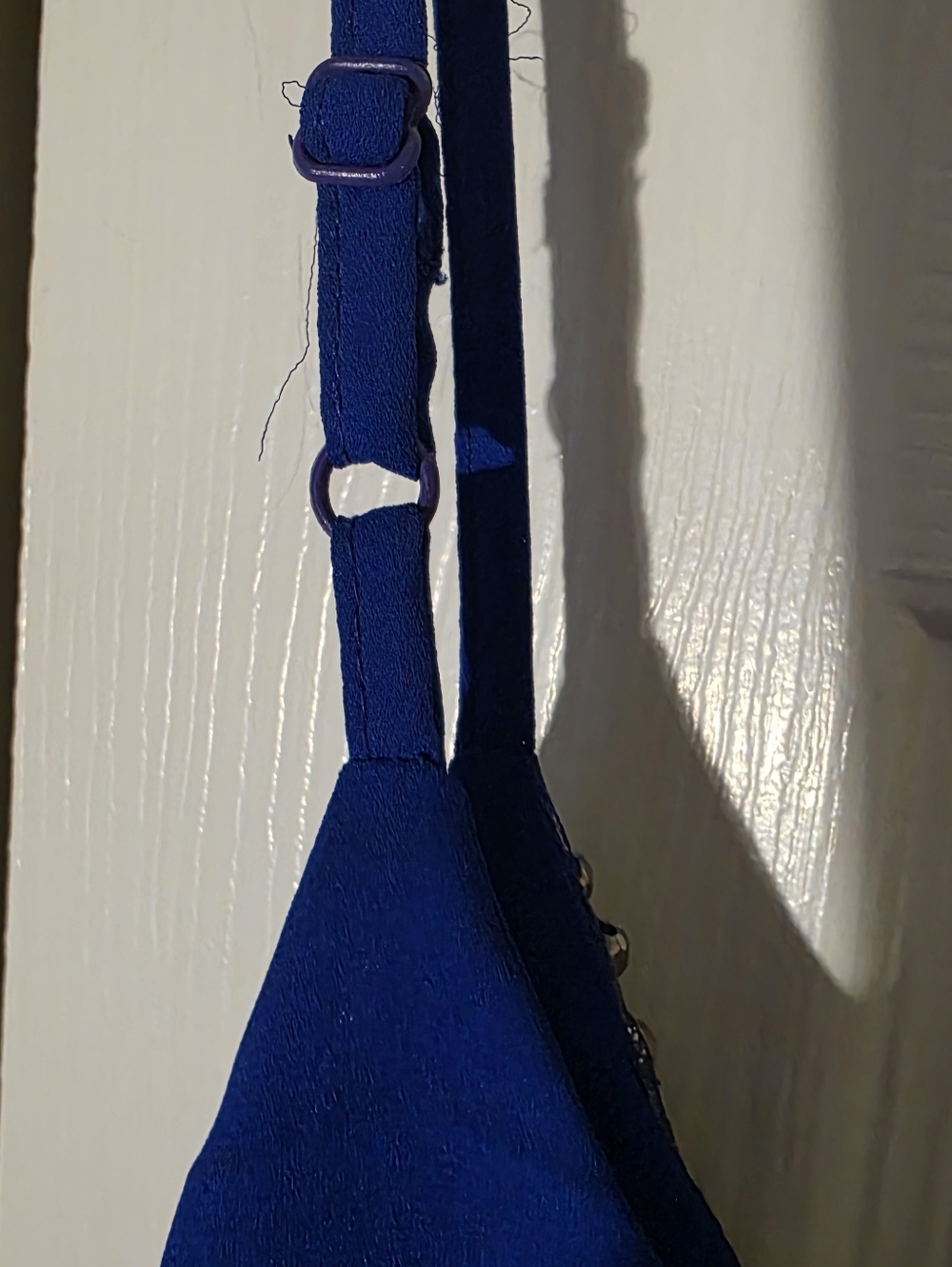 Charlotte Russe Electric Royal Blue Beaded Trim Spaghetti Strap Tank Small - Picture 8 of 11